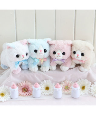 Mother garden  マザーガーデン さわってねこちゃん＆バスケット マシュマロみけねこ