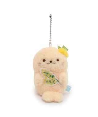 Mother garden しろたん ミモザキーホルダー しろたん 単品 しろたん
