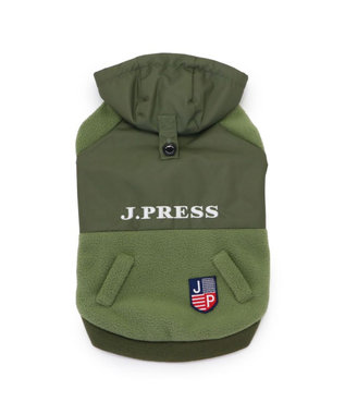 PET PARADISE J.PRESS ボア ウィンドパーカー 小型犬 緑