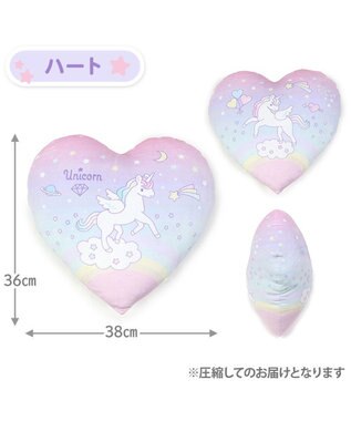 Mother garden マザーガーデン ユニコーン クッション 《星型 / ハート型 / アイス型》 単品 ハート型