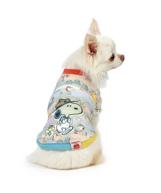 PET PARADISE スヌーピー トレーナー《キャンプ柄》 小型犬 カーキ