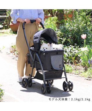 PET PARADISE smooca ハンドフル ペットカート  《ブラック》 ブラック