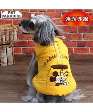 PET PARADISE ディズニー ミッキーマウス 襟付き 綿入れ ベスト 小型犬