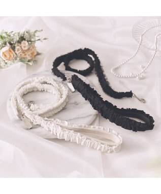 PET PARADISE cherircouture フリフリリード 《ブラック》ＳＳ～Ｓ  小型犬 ブラック