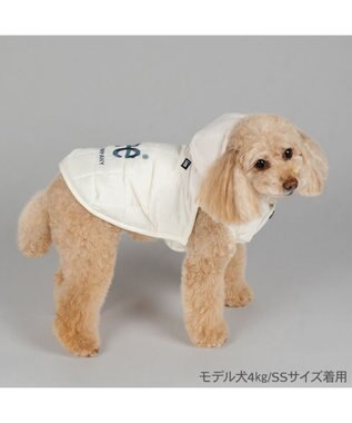 PET PARADISE Lee スクエアＱ 綿入ベスト 小型犬 ホワイト