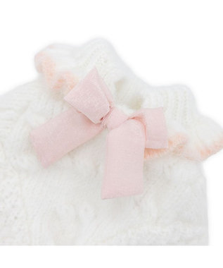 PET PARADISE cherircouture リボン編込ニット 小型犬 ピンク