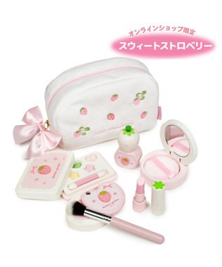 Mother garden マザーガーデン メイク ポーチセット 《スウィートストロベリー》 スウィートストロベリー
