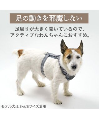 PET PARADISE ペットパラダイス アクティブハーネス 杢調 ＳＳ 小型犬 チャコールグレー