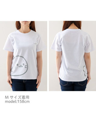 Mother garden しろたん Tシャツ  半袖《前後でつながる柄》 ユニセックス 前後でつながる柄
