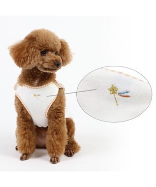 PET PARADISE ペットパラダイス  サーモキープ タンクトップ 《王冠くまちゃん》 小型犬 ホワイト