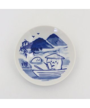 Mother garden しろたん 和食器 旅柄 豆皿 1枚 《俳句柄》 俳句柄