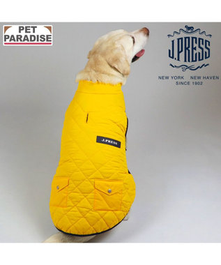 PET PARADISE J.PRESS ダイヤＳＴ 綿入ベスト 《イエロー》 中型犬 大型犬