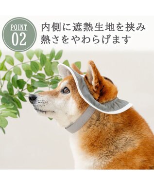 PET PARADISE ペットパラダイス アウトドア クール ハット ＳＭ～Ｍ/Ｌ 中型犬 大型犬 ホワイト