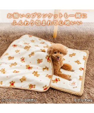 PET PARADISE ペットパラダイス くまちゃん ほっこり 遠赤外線 マット ホワイト