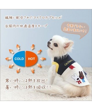 PET PARADISE リサとガスパール サーモキープ 切替 Tシャツ 小型犬 ホワイト