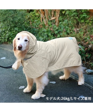  ペットパラダイス ケープ付きレインコート 中型犬