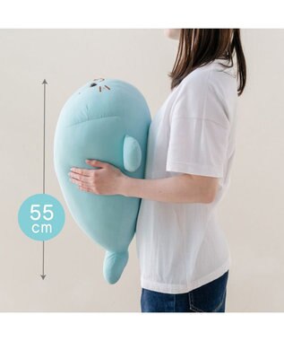 Mother garden しろたん クール抱き枕 55ｃｍ 《ミントブルー》 単品 ミントブルー
