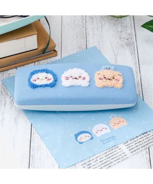 Mother garden しろたん クロス付 サガラ刺繍 眼鏡ケース 《お友達》 単品 お友達