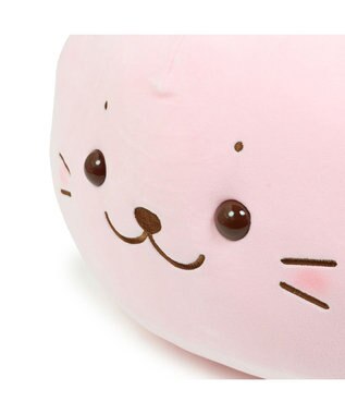Mother garden しろたん 桜色 ふわもち 抱き枕 ぬいぐるみ 大 85cm 未登録