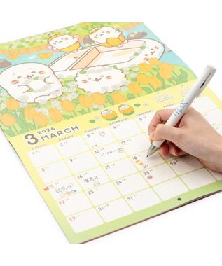 Mother garden しろたん 2026年 壁掛けカレンダー 0