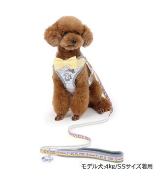 PET PARADISE スヌーピー リード&ハーネス 《パーティ柄》 S 小型犬 パーティ柄