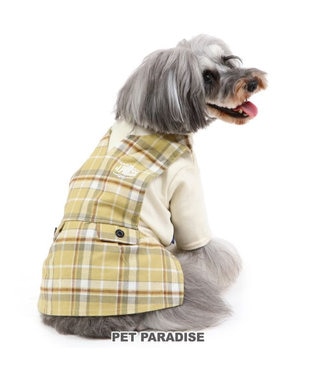 PET PARADISE J.PRESS スカートつなぎ《タータンチェック》 小型犬