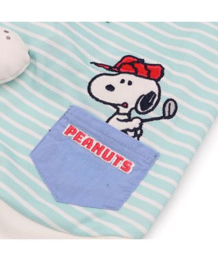PET PARADISE スヌーピー ゴルファー Ｔシャツ 接触冷感 小型犬 ライトブルー