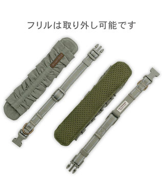 PET PARADISE ペットパラダイス ペタルオリーブ首輪 ３Ｓ カーキ
