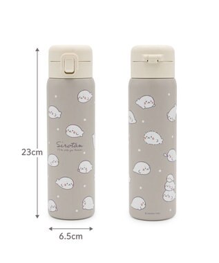 Mother garden しろたん ワンプッシュ ステンレス ボトル  480mL -