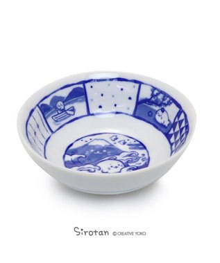 Mother garden しろたん 和食器 旅柄 和小鉢 1