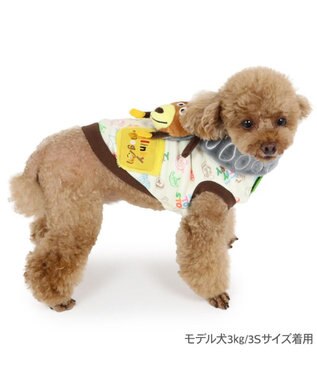 PET PARADISE ディズニー トイ・ストーリー　スリンキー マフラー付き トレーナー  小型犬 スリンキー