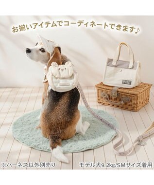 PET PARADISE ペットパラダイス くまちやん リュックハーネス Ｌ ホワイト