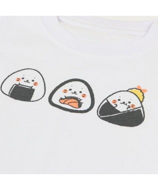 Mother garden しろたん キッズ Ｔシャツ 《おにぎり柄》 おにぎり柄