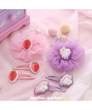 Mother garden マザーガーデン ユニコーン チュールリボン ヘアゴム ヘアゴム