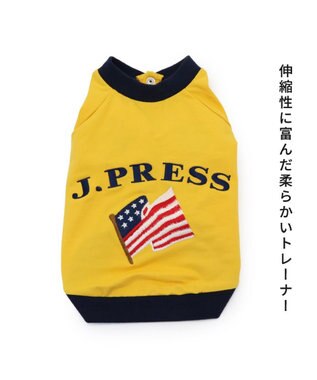 PET PARADISE 犬の服 犬 冬服 トレーナー J.PRESS【小型犬】 星条旗 黄