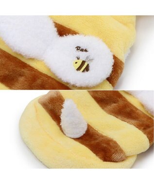 PET PARADISE ペットパラダイス パーカー 《蜂 なりきり》 小型犬 イエロー