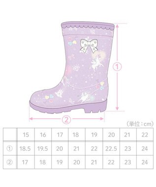 Mother garden マザーガーデン キッズ用 レインブーツ 《 ユニコーン / 野いちご 》 ユニコーン