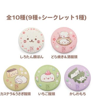 Mother garden しろたん 和紙風 缶バッジ 10個セット -