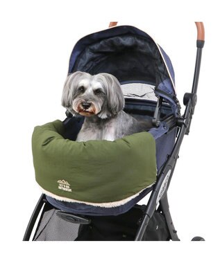 PET PARADISE ペットパラダイス ペットカートクッション 遠赤外線  《カーキー柄》 カーキー柄