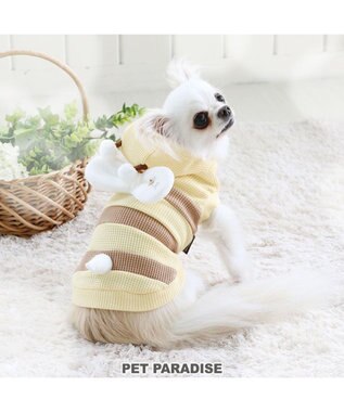 PET PARADISE 犬 服 蜂 パーカー 【小型犬】 ワッフル