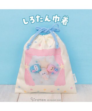 Mother garden しろたん 巾着 《パジャマ柄》