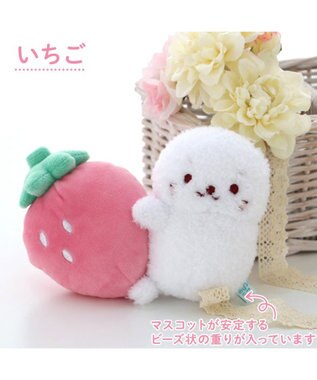 Mother garden しろたん ぎゅっと香りのマスコット 《いちご》 単品 いちご