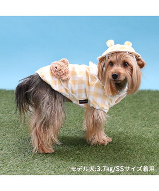 PET PARADISE ペットパラダイスなりきり くまちゃん 園児服 《チェック柄》 小型犬 チェック柄