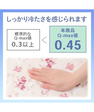 PET PARADISE ディズニー ミニーマウス もちっと クール ブランケット 《ハート柄》 ピンク