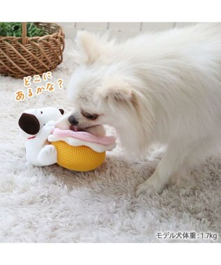 PET PARADISE スヌーピー ケーキノーズワーク トイ -