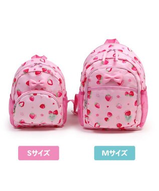 Mother garden マザーガーデン  粒いちご リュック 【Sサイズ】 《小花いちご柄》 小花柄