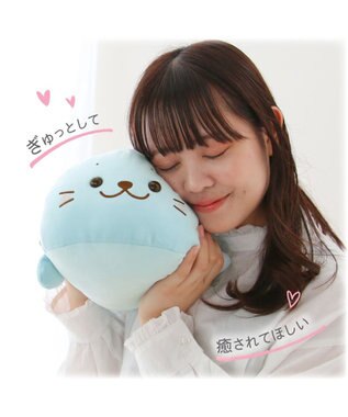 Mother garden しろたん ふわもち ぬいぐるみ 38cm  みるくカラー 《ソーダみるく》 単品 ソーダみるく