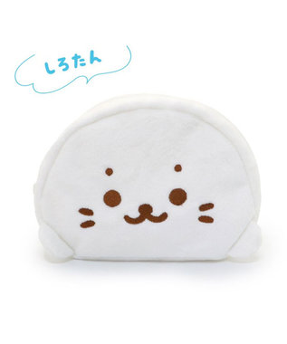  しろたん らむね ふわふわ ポーチ  【単品】