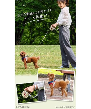 PET PARADISE スヌーピー 伸縮リード 《ペア柄》  軽量 ロック式  小型犬 -