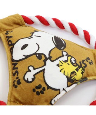 PET PARADISE スヌーピー ロープフリスビー トイ レッド